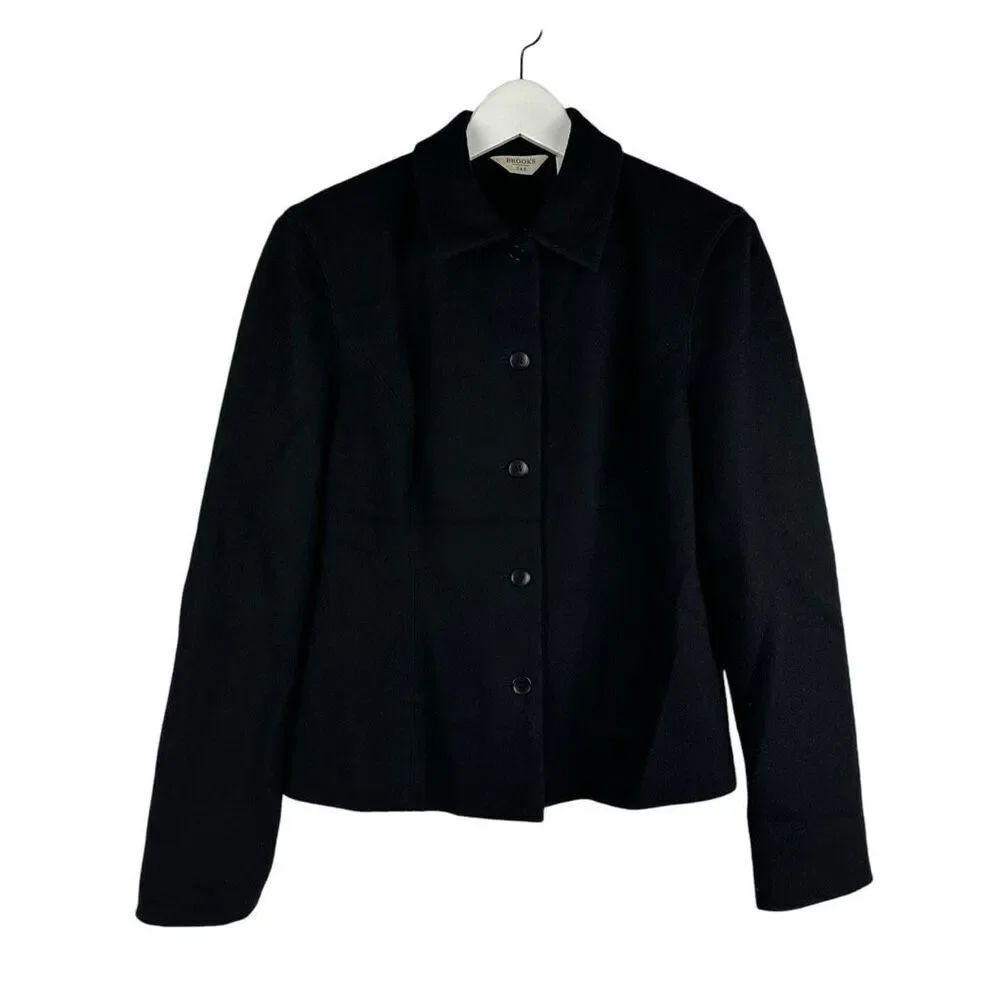 Brooks Brothers Women’s Black Blazer size 6 Wool Blend